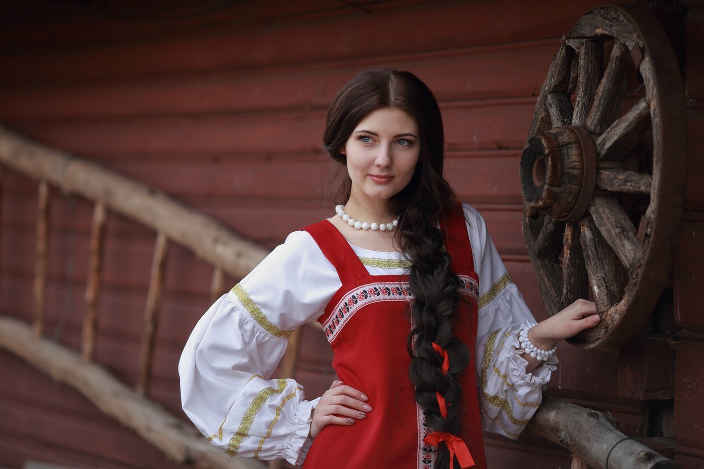 Girls in Slavic costumes in Adelaide